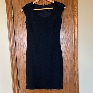 Ann Taylor black chemise dress size 00P